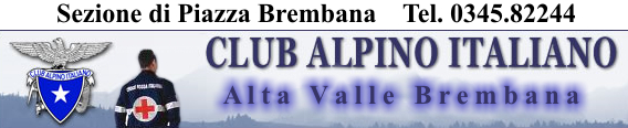 gruppo club alpino italiano sezione alta valle brembana